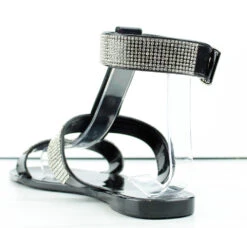 Bamboo Studs 11 Womens Rhinestone Caged Jelly Flat Sandals -Bamboo Store Studs11 3