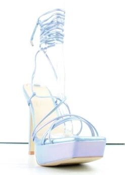 Bamboo Thrilling 03 Womens Strappy Wrap Up Platform Stiletto Sandals