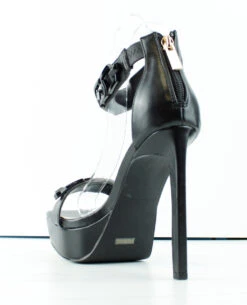 Bamboo Thrilling 04 Womens Stiletto Heel Chain Accent Sandals -Bamboo Store Thrilling04 1