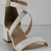 Trial Women's Cross Band Low Block Dress Heel Sandals -Bamboo Store Trial 1