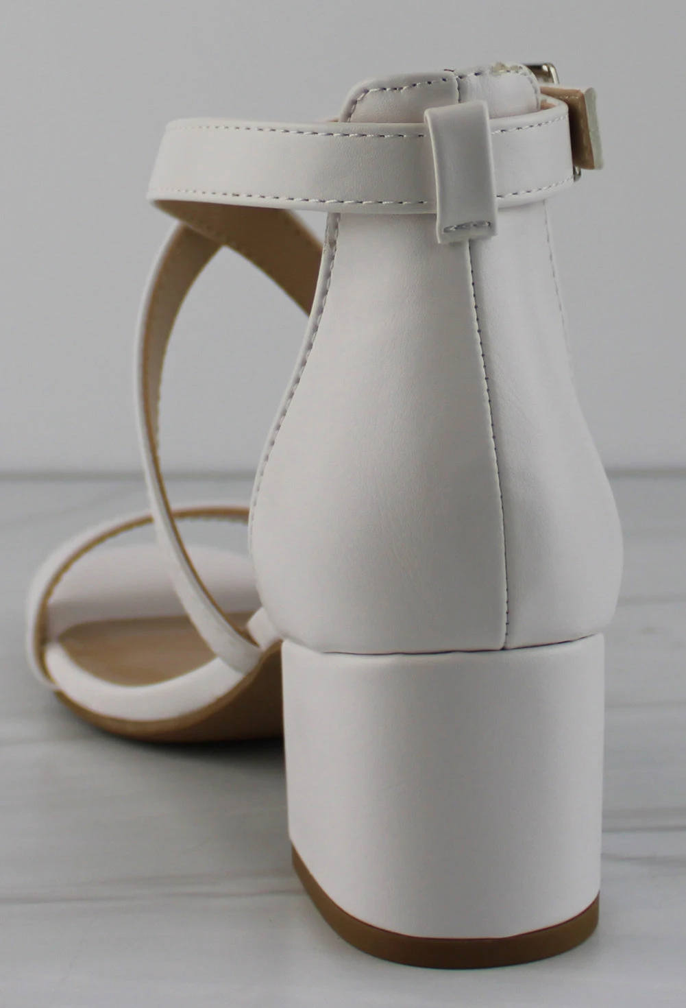 Trial Women's Cross Band Low Block Dress Heel Sandals 5 Trial Women's Cross Band Low Block Dress Heel Sandals - Image 3