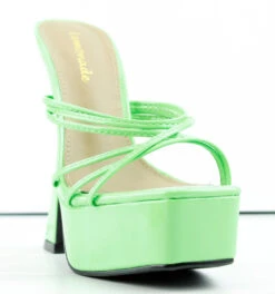 Trust Fund Womens Platform Stiletto Strappy Open Heel Sandals