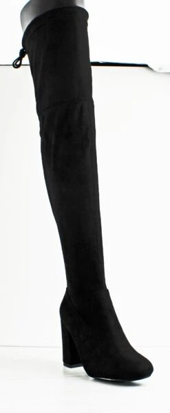 Hermosillo 01 Women's Drawstring Over The Knee Round Toe Boots