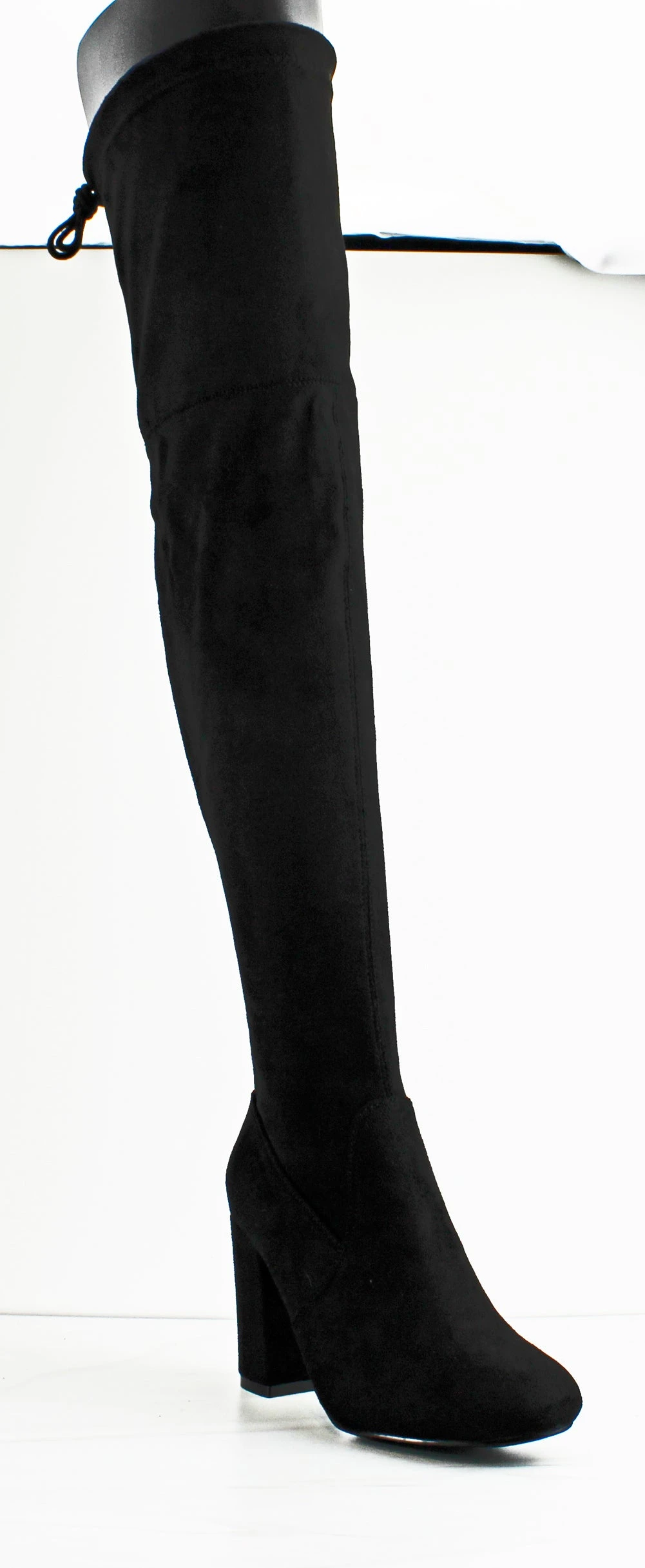 Hermosillo 01 Women's Drawstring Over The Knee Round Toe Boots 3 Hermosillo 01 Women's Drawstring Over The Knee Round Toe Boots