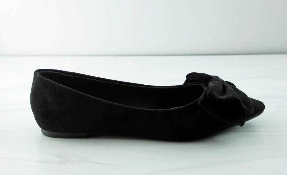 Bamboo Verify 37 Women's Oversized Bow Comfort Flats 4 Bamboo Verify 37 Women's Oversized Bow Comfort Flats - Image 2