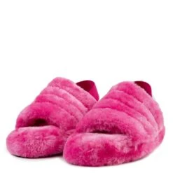 Warmness 02 Womens Super Soft Ankle Strapped Slides -Bamboo Store Warmnesspink2