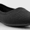 Forever Weave 15 Women's Fly Knit Slip On Comfort Flats -Bamboo Store Weave 15 Black 1