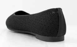 Forever Weave 15 Women's Fly Knit Slip On Comfort Flats -Bamboo Store Weave 15 Black 2
