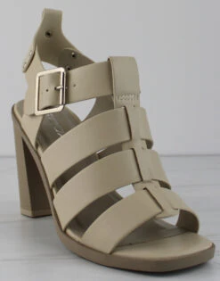 Wyatt Women's Strappy Caged Chunky Heeled Sandals