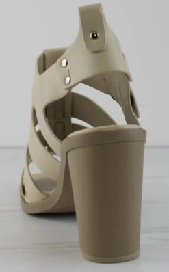 Wyatt Women's Strappy Caged Chunky Heeled Sandals -Bamboo Store Wyatt 3