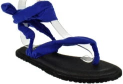 Forever Yoga 1 Womens Wrap Around Sling Flat Sandals -Bamboo Store Yoga1Blue 1