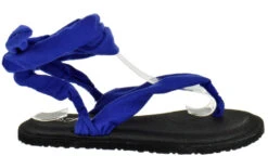 Forever Yoga 1 Womens Wrap Around Sling Flat Sandals -Bamboo Store Yoga1Blue 2