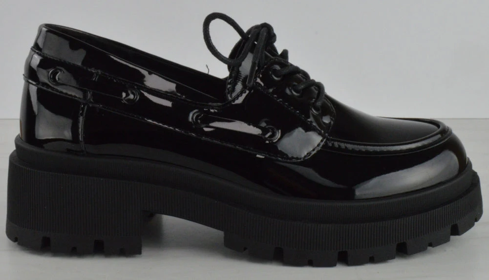 Forever Zola 15 Women's Lace Up Platform Oxford Shoes 4 Forever Zola 15 Women's Lace Up Platform Oxford Shoes - Image 2