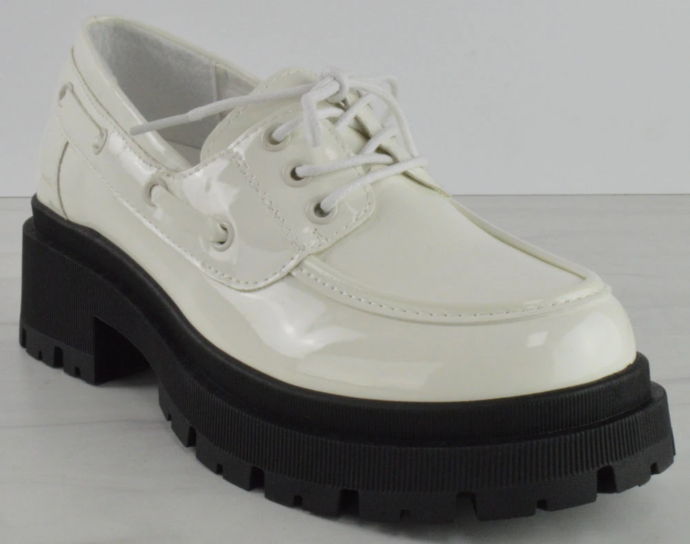 Forever Zola 15 Women's Lace Up Platform Oxford Shoes 6 Forever Zola 15 Women's Lace Up Platform Oxford Shoes - Image 4