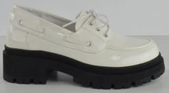 Forever Zola 15 Women's Lace Up Platform Oxford Shoes 12 Forever Zola 15 Women's Lace Up Platform Oxford Shoes -Bamboo Store Zola15WhitaPat 2