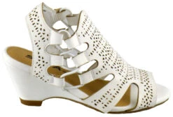 ZUKA-11S Little Girls Cut Out Peep Toe Sandals 18 ZUKA-11S Little Girls Cut Out Peep Toe Sandals -Bamboo Store ZukaWhite 2