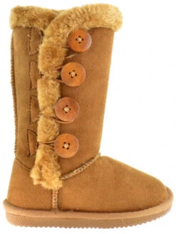 Anissa 3K Girl's 4 Button Shearling Boot