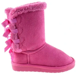 Ann 34K Girls Shearling Bowtie Fur Boots 17 Ann 34K Girls Shearling Bowtie Fur Boots -Bamboo Store ann34kf 2
