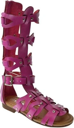 Atta 07K Girls Strappy Knee HighGladiator Flat Sandals -Bamboo Store atta07k 5da6f653 b779 4c1b bbb3 221bb6b6eda5