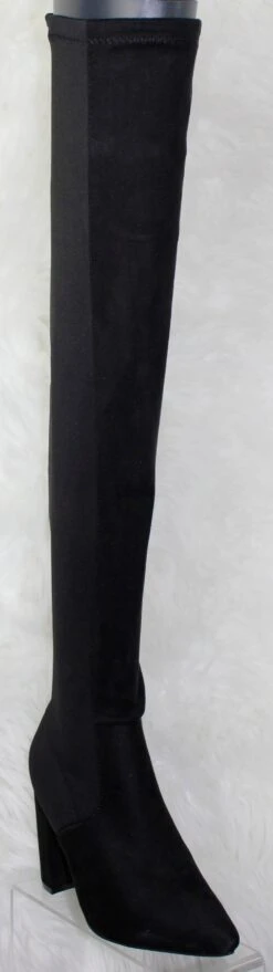 Bamboo Bellflower 11 Women's Over The Knee Mid Heeled Boots