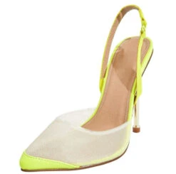 Bestie Women's Mesh Pointed Toe Slingback 16 Bestie Women's Mesh Pointed Toe Slingback -Bamboo Store bestie lime 21 800x