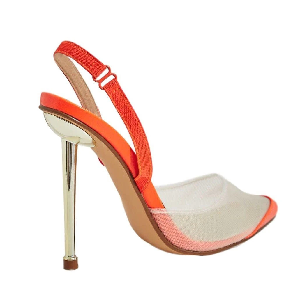 Bestie Women's Mesh Pointed Toe Slingback 12 Bestie Women's Mesh Pointed Toe Slingback - Image 10