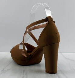 Asia-75 Womens Strappy Heel Open Toe Sandals -Bamboo Store c3ea7d7223510fdc1c4f6a897fab7f1c