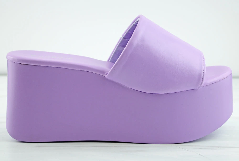 Bamboo Cactus 53 Womens Wide Band Wedge Mule Sandals 4 Bamboo Cactus 53 Womens Wide Band Wedge Mule Sandals - Image 2