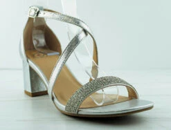 Cercie Women's Shimmer Band Low Dress Heels