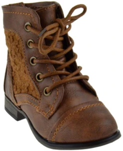 Chapter 30 KA Baby Girls Floral Lace Combat Boots 14 Chapter 30 KA Baby Girls Floral Lace Combat Boots -Bamboo Store chaptertan 1
