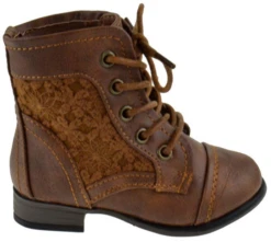Chapter 30 KA Baby Girls Floral Lace Combat Boots 15 Chapter 30 KA Baby Girls Floral Lace Combat Boots -Bamboo Store chaptertan 2