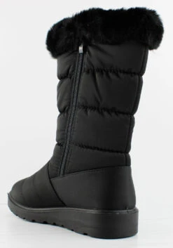 Chris 34 Women's Weatherproof Knee High Booties -Bamboo Store chris34black1