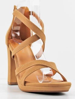 Claire 50 Women's Cross Strap High Dress Heels