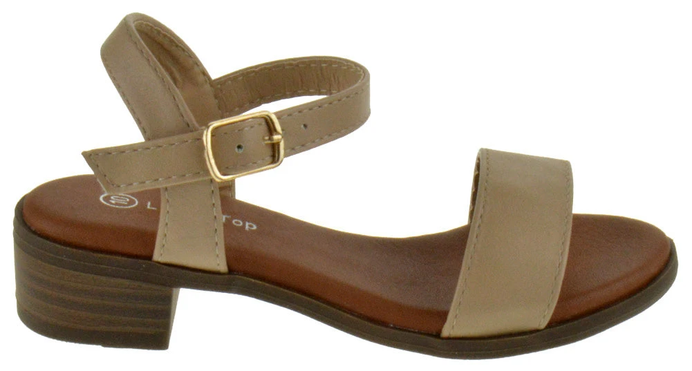 Courtney 5K Girls Gladiator Open Toe Dress Sandals 4 Courtney 5K Girls Gladiator Open Toe Dress Sandals - Image 2