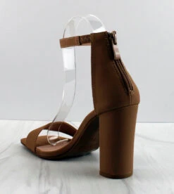 Alexis-1 Womens Opened Toe Heeled Single Strap Sandals -Bamboo Store da5876cbf5d29b0e4292a2a0eeb8b084