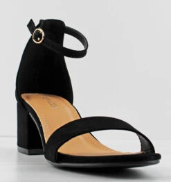 Darcie 1 Women's Single Band Low Block Heeled Dress Sandals