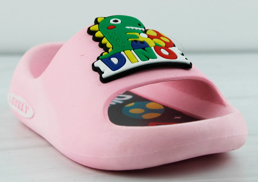 Little Kid's Comfort Slip On Dino Slides 9 Little Kid's Comfort Slip On Dino Slides - Image 7