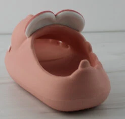 Unknown Little Kid's Slip On Dino Rubber Comfort Slides -Bamboo Store dinoslidespink 3