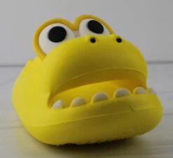 Unknown Little Kid's Slip On Dino Rubber Comfort Slides -Bamboo Store dinoslidesyellow 3