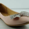 Dothan 36 Women's Rhinestone Bow Almond Toe Flats -Bamboo Store dothan36 2