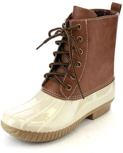 Dylan Women's Two Tone Rain Style Duck Boots 20 Dylan Women's Two Tone Rain Style Duck Boots -Bamboo Store dylanbeige