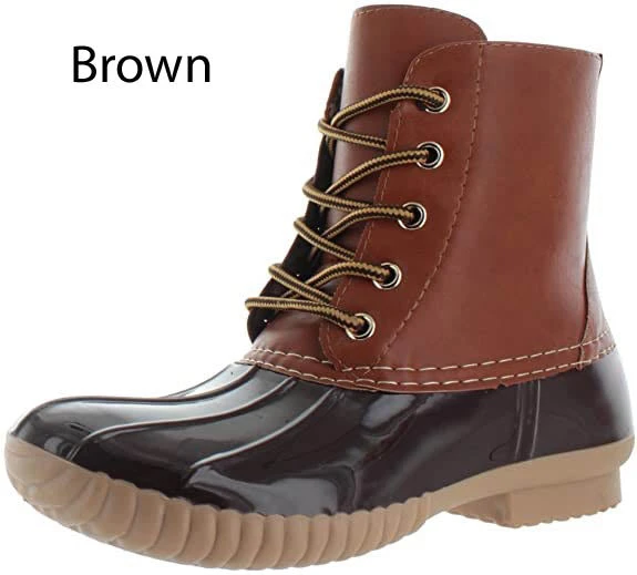 Dylan Women's Two Tone Rain Style Duck Boots 9 Dylan Women's Two Tone Rain Style Duck Boots - Image 7