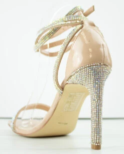 Bamboo Endless 44 Women's Strappy Rhinestone Dress Heeled Sandals -Bamboo Store eNDLESS44 1