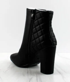 Bond 8 Women's Cross Stitch Heeled Ankle Booties -Bamboo Store ebb87798072bb8c3e2b7cf937ccbf4a8