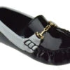 Emmy-04B Girl's Moccasin Slip On Flats