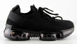 Flow 19K Little Girls Flyknit Lace Up Athletic Sneakers -Bamboo Store flow19kblack 2