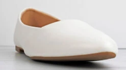 F. Nacy 001 Women's Almond Toe Comfort Flats -Bamboo Store fnacywht2