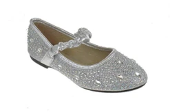 Fu 037 KmLittle Girl's Rhinestone BalletGlitter Flats -Bamboo Store fu 037km 1