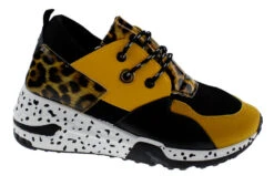 Galaxy 01 Womens Wedged Fashion Sneakers -Bamboo Store galaxyyellowlep 2