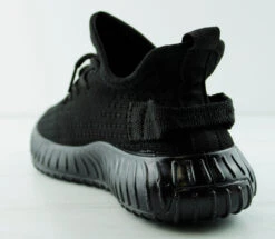 Gerri Women's Woven Lace Up Athletic Sneakers -Bamboo Store gerri2